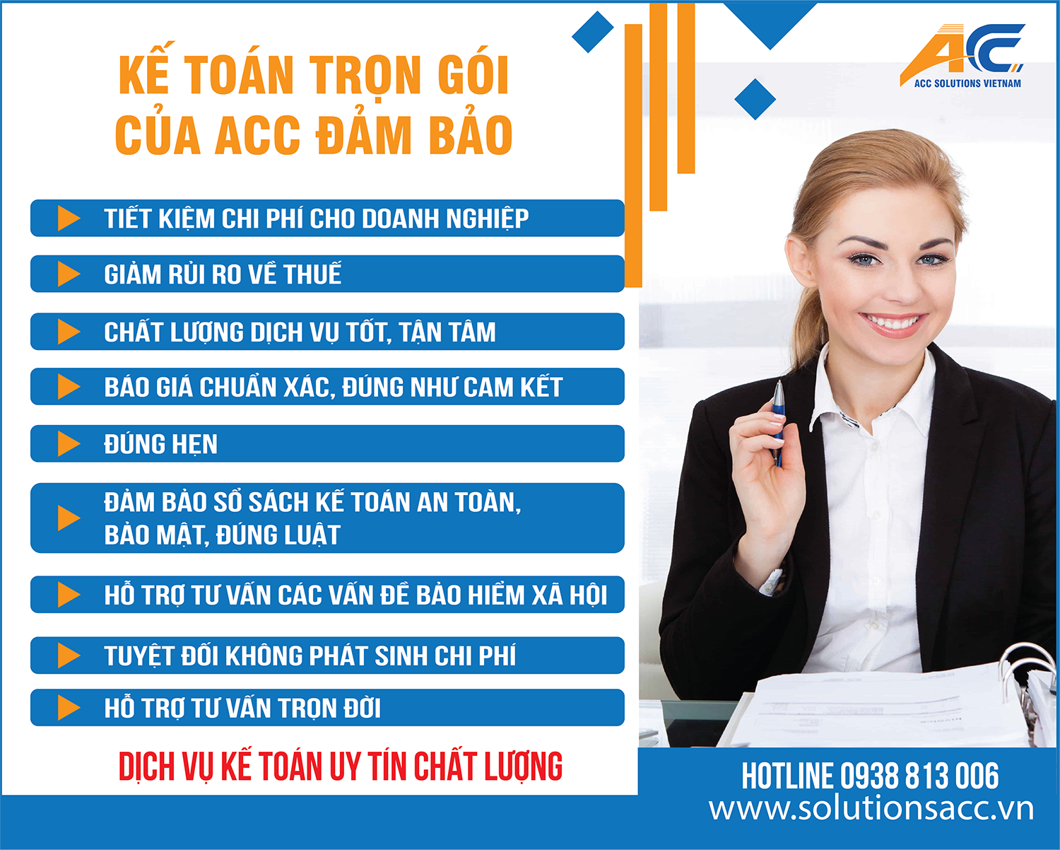 Lợi ích khi sử dụng dịch vụ kế toán trọn gói của ACC