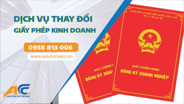 Thay đổi giấy phép kinh doanh - ACC Solutions